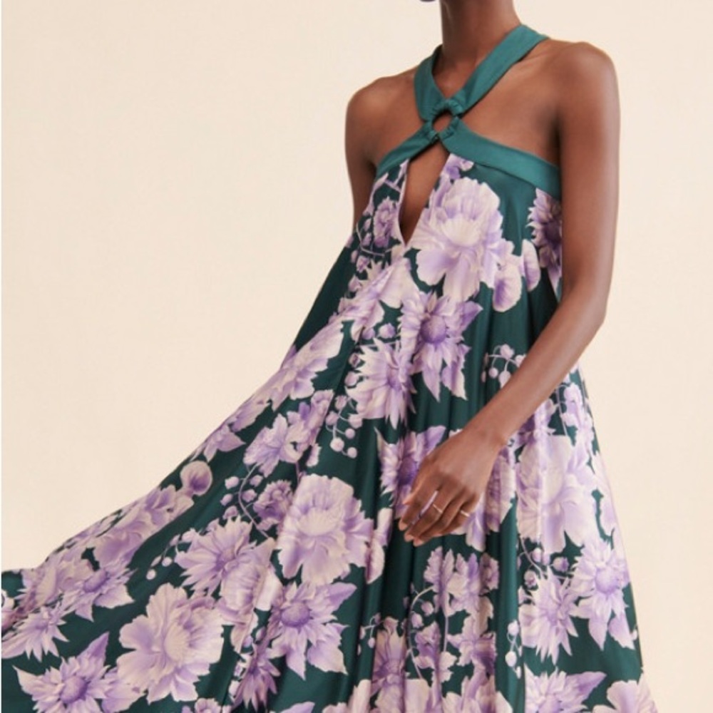 Arabella Printed Maxi Dress / Size S - Picture 5 of 11
